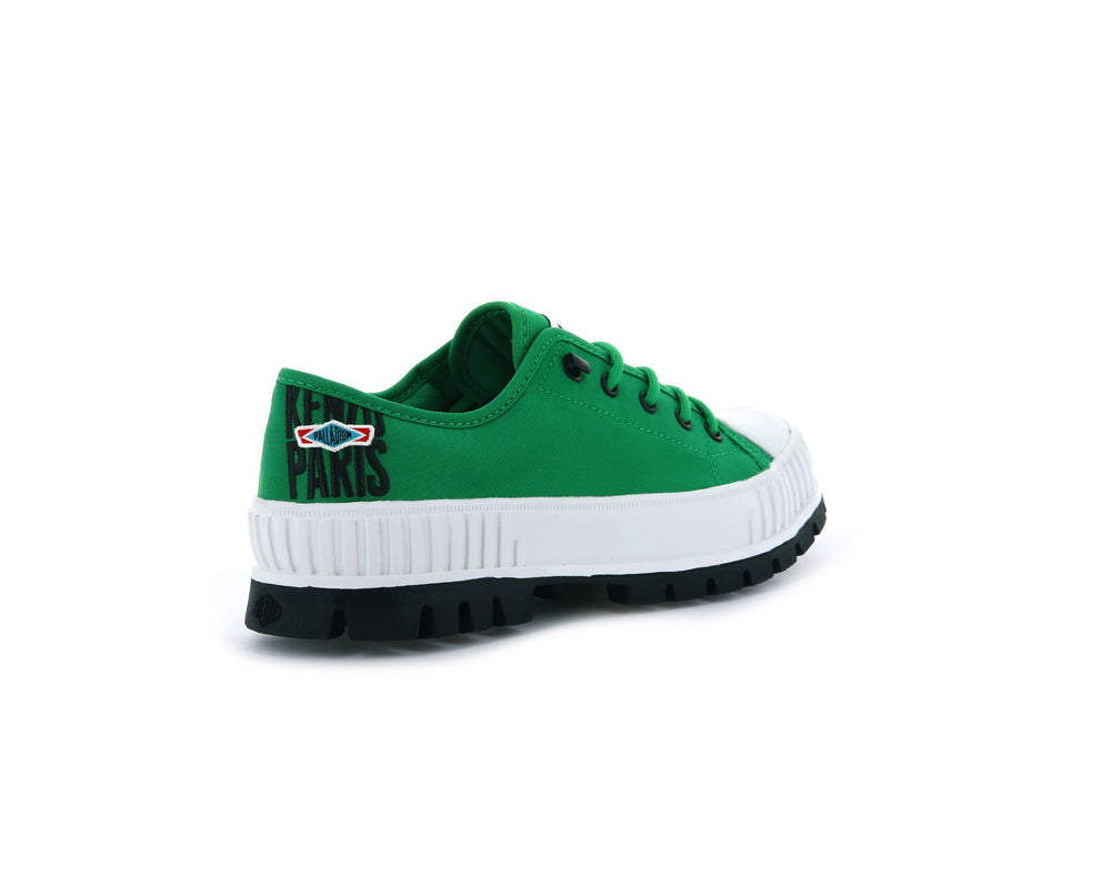 Zapatos Bajos Palladium PALLASHOCK LOW BY KENZO Hombre Verde | Costa Rica-36192